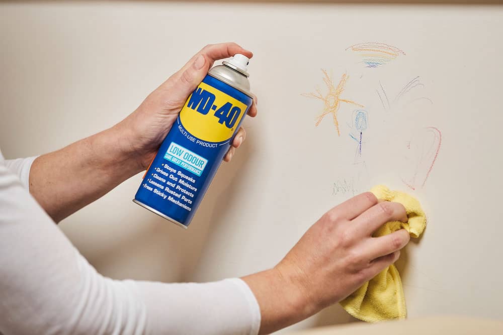 What&#39;s the easiest way to remove crayon from walls with WD-40 - WD-40  Australia